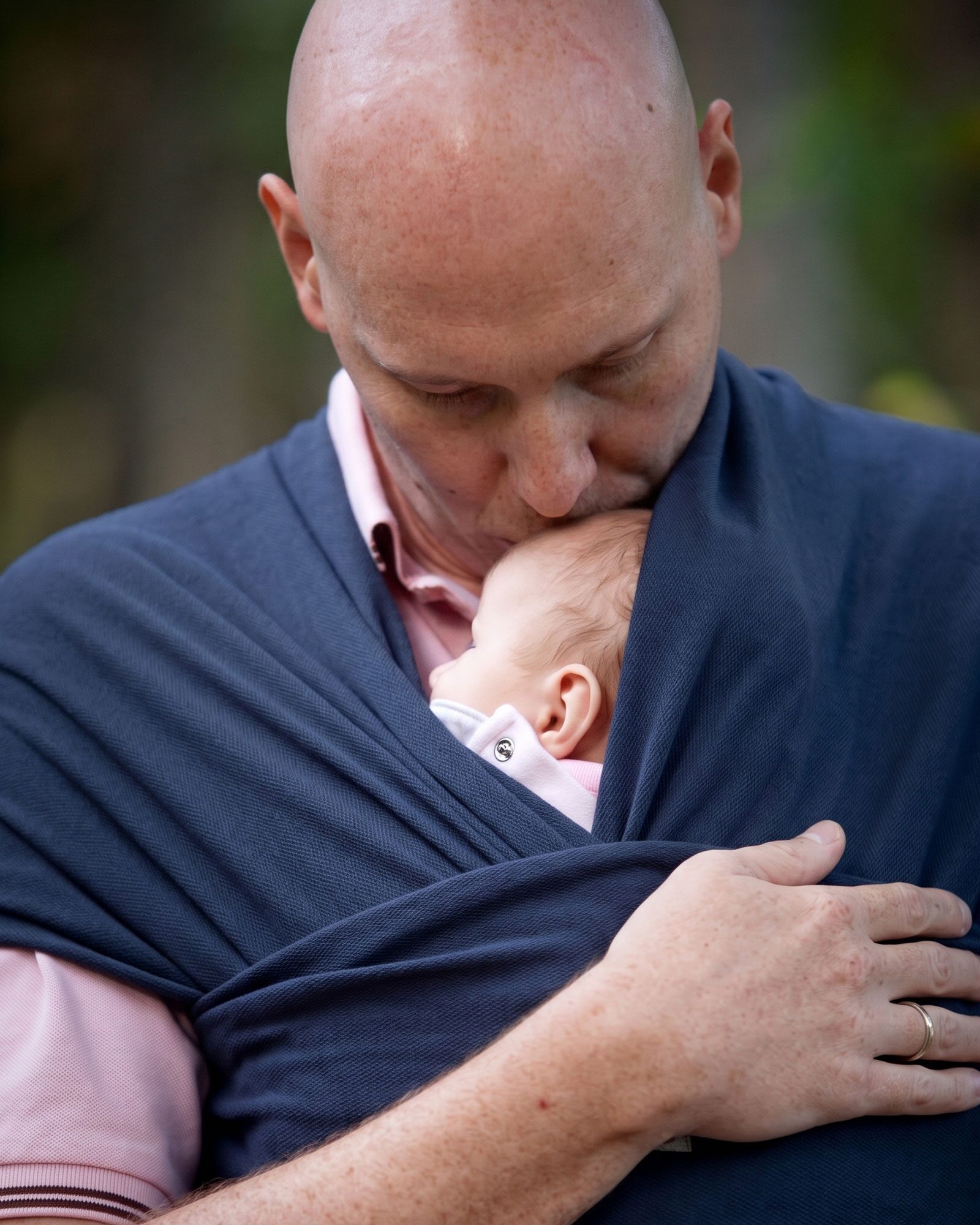 Hug Bug marama za nošenje beba — Tamno plava